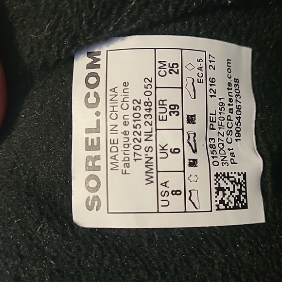 SOREL lace up waterproof Out n About gray boots excellent condition made well EC - Picture 6 of 15